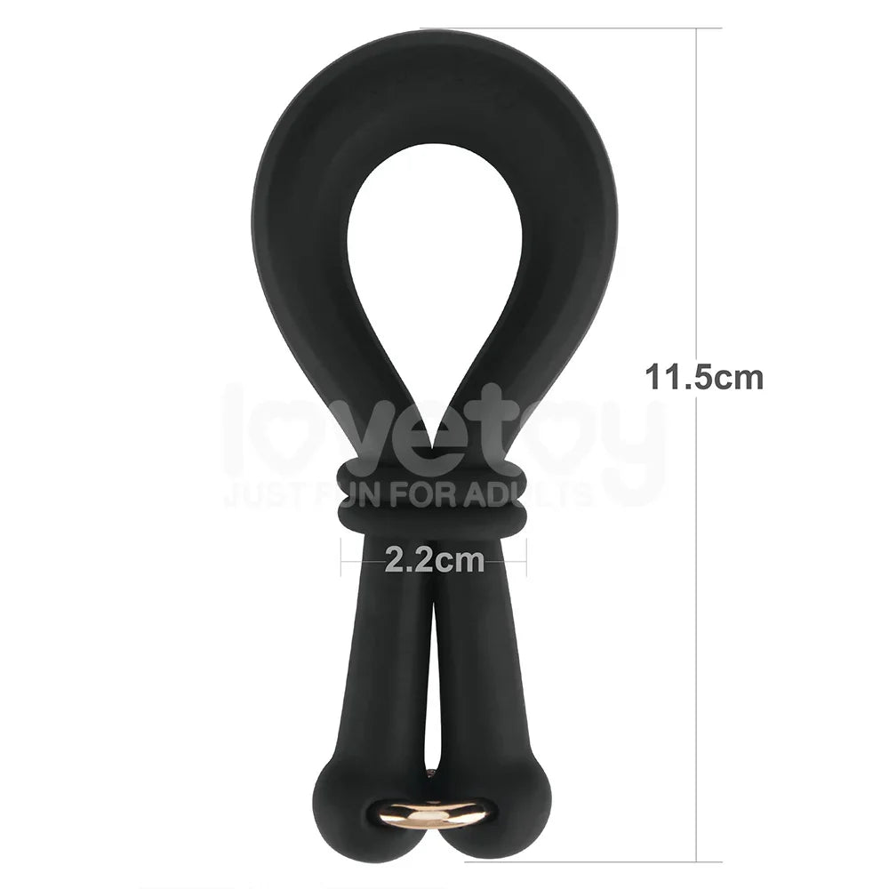 Pinnacle Pro Anyfit Plus Stretcher - Black Adjustable Cock Ring