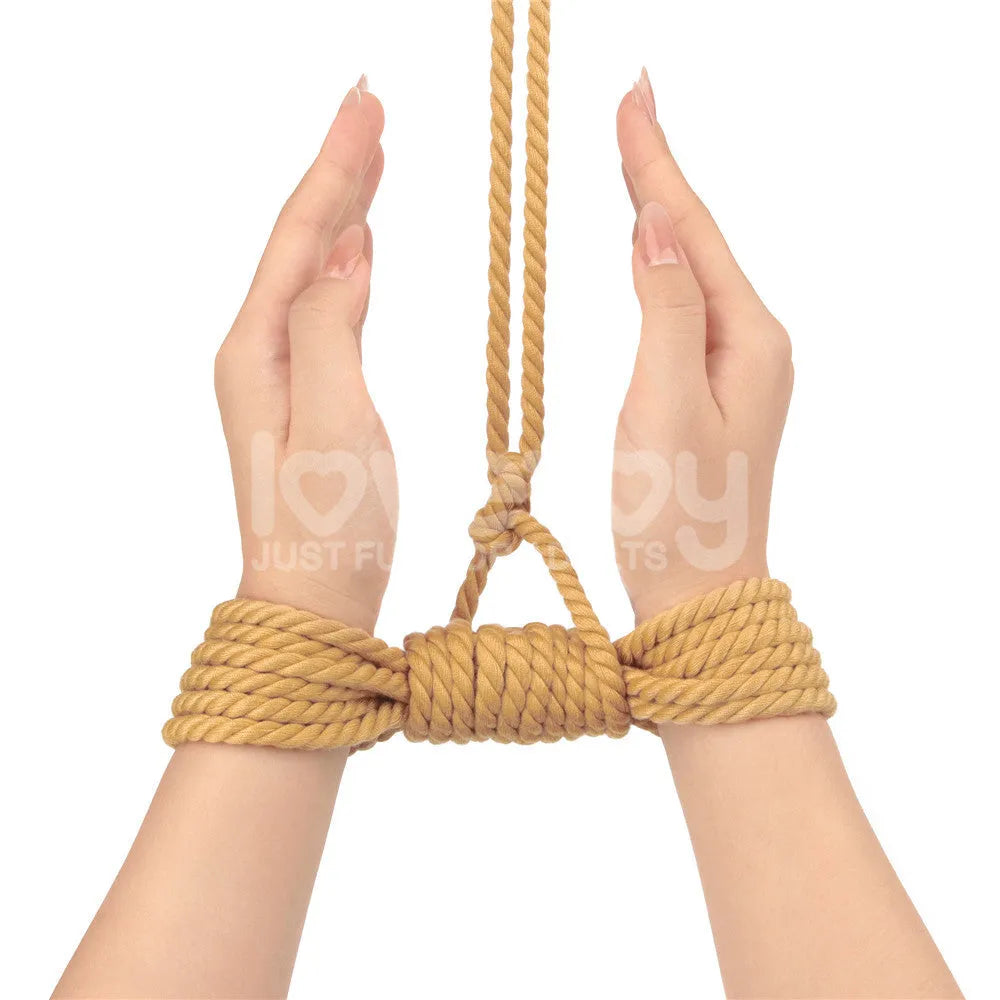 Rebellion Reign Bondage Rope - Natural - Natural Bondage Rope - 10 metre length - Take A Peek