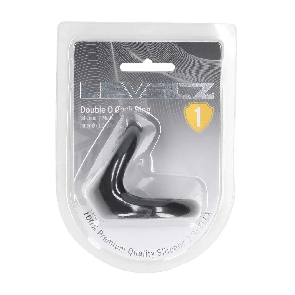 LEVELZ Double O Silicone Cock Ring - M - - Cock & Balls Rings - Take A Peek