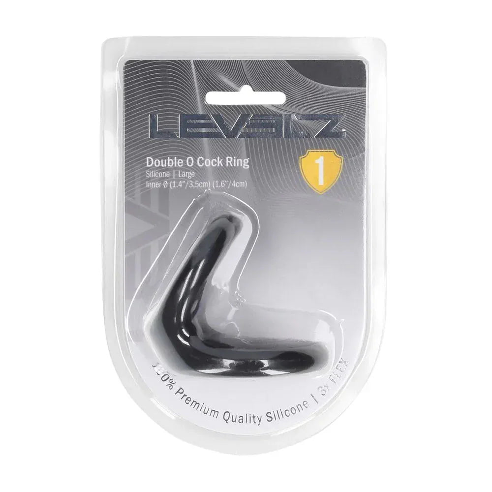 LEVELZ Double O Silicone Cock Ring - L - - Cock & Balls Rings - Take A Peek