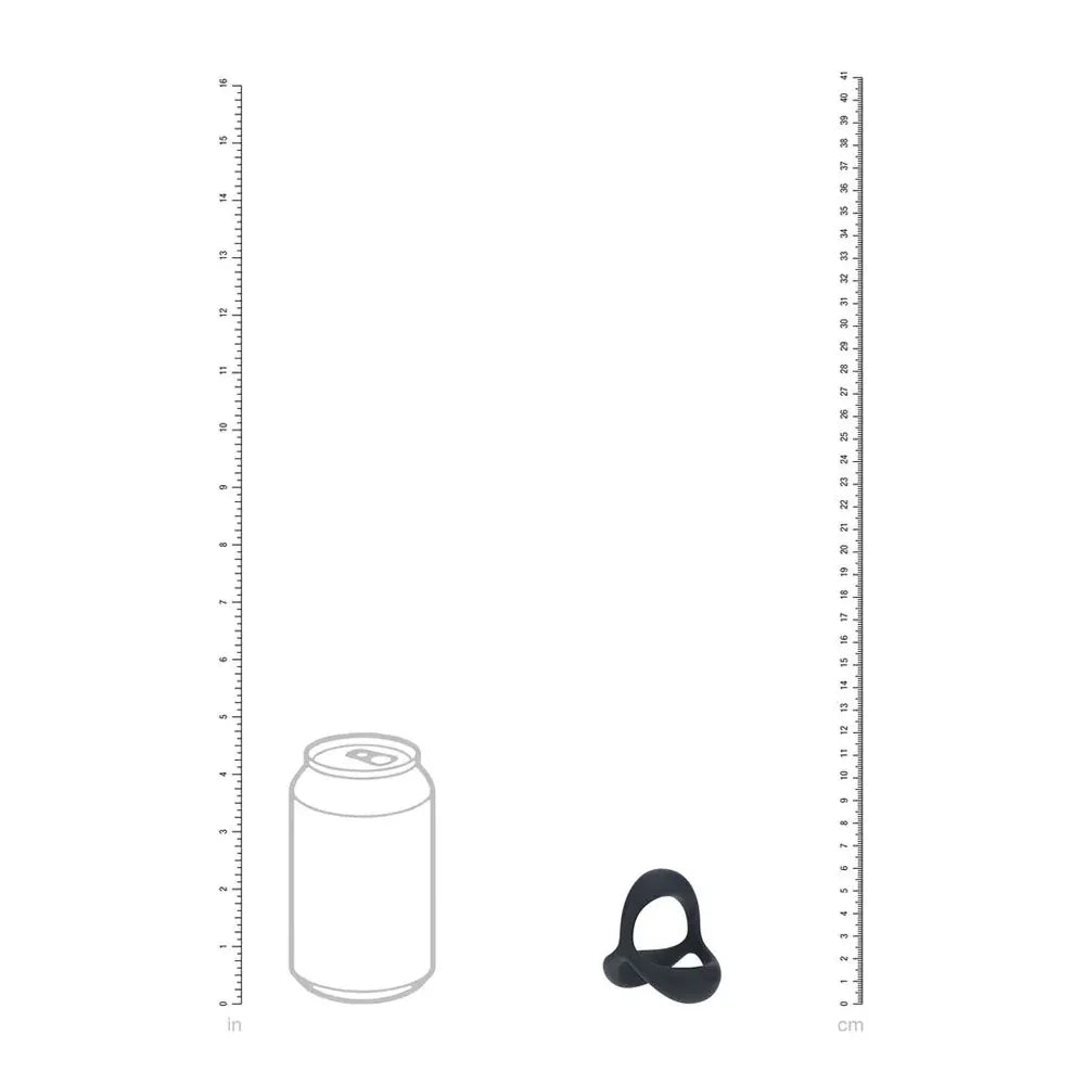 LEVELZ Tri O Ergo Silicone Cock Ring - - Cock & Balls Rings - Take A Peek