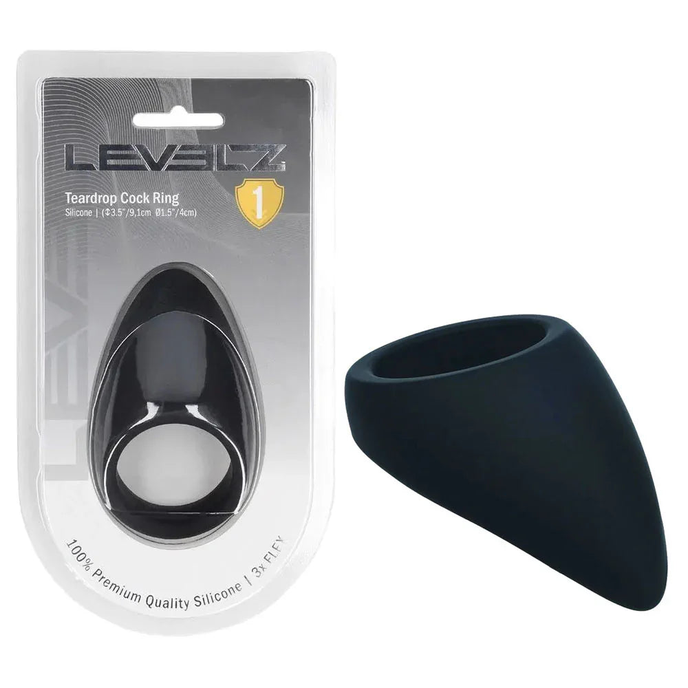 LEVELZ Teardrop Silicone Cock Ring - - Cock Ring - Take A Peek