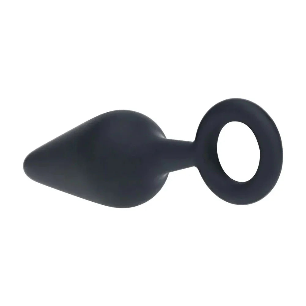 LEVELZ Silicone Anal Plug with Loop - Medium - - Medium Butt Plug - Take A Peek