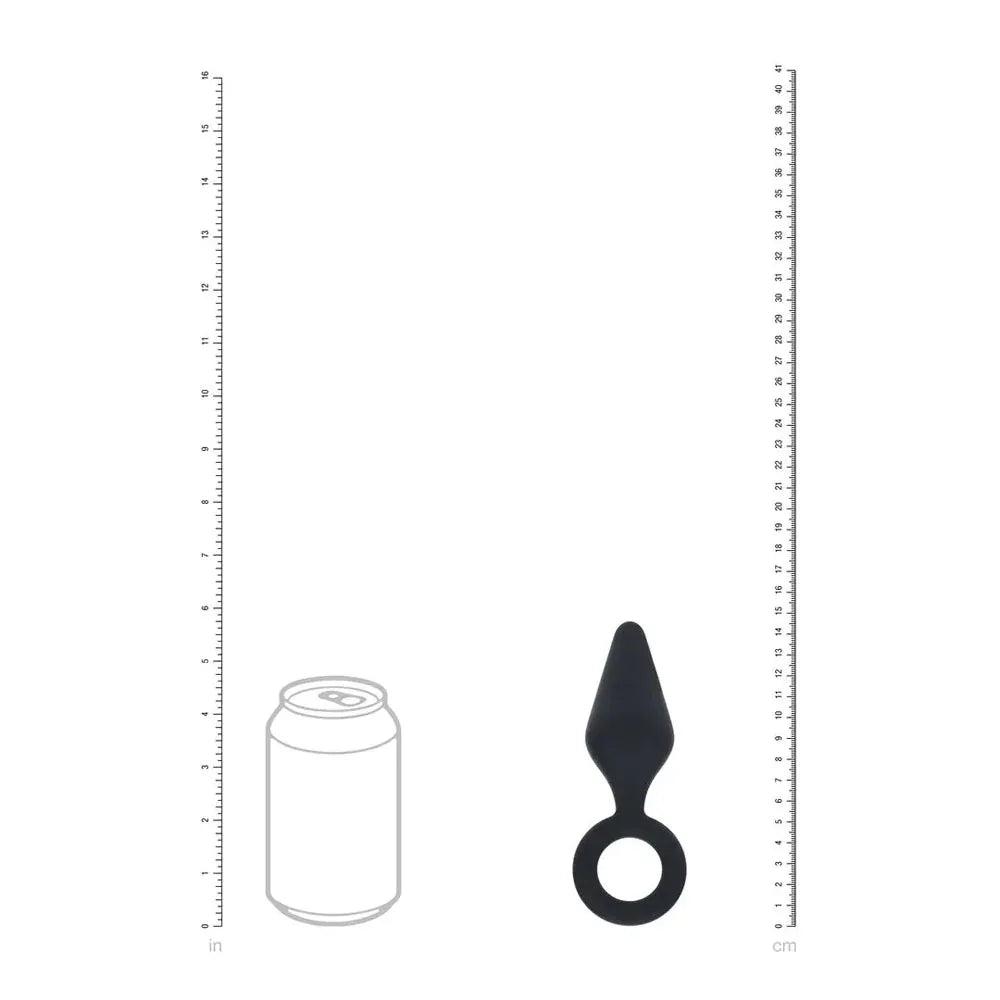 LEVELZ Silicone Anal Plug with Loop - Medium - - Medium Butt Plug - Take A Peek