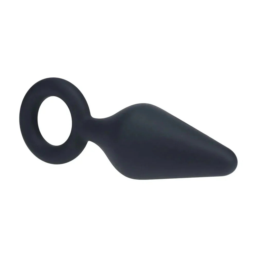 LEVELZ Silicone Anal Plug with Loop - Large - Large Butt Plug - Take A Peek