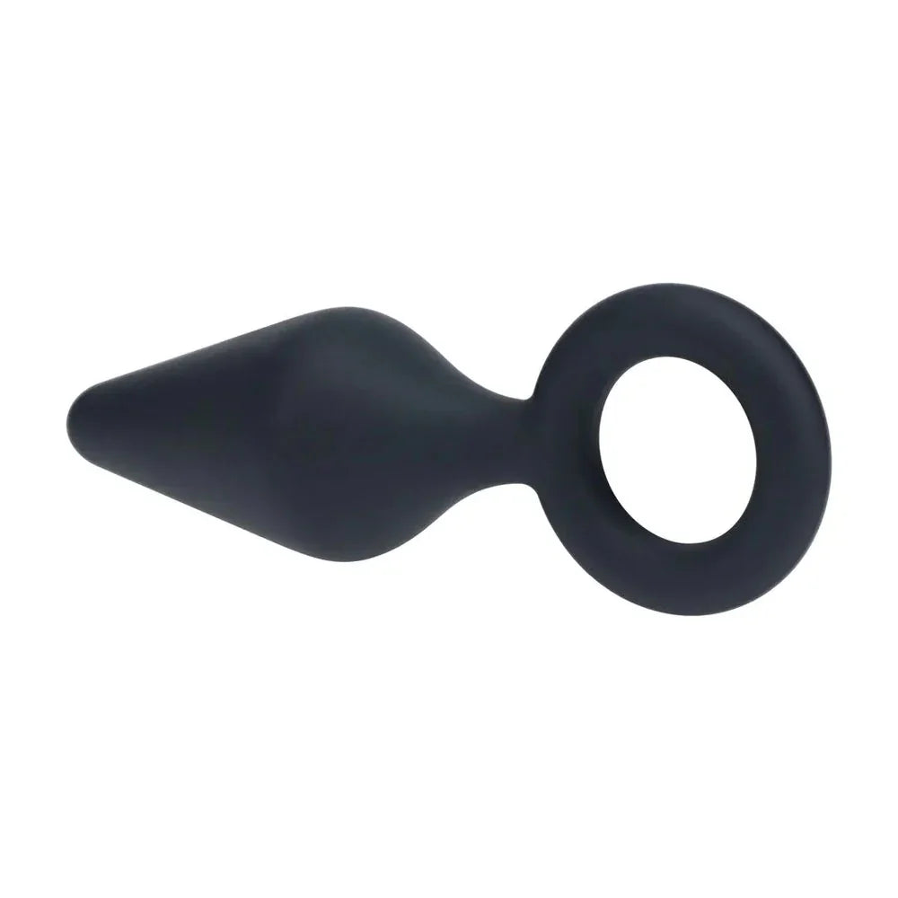 LEVELZ Silicone Anal Plug with Loop - Large - Large Butt Plug - Take A Peek