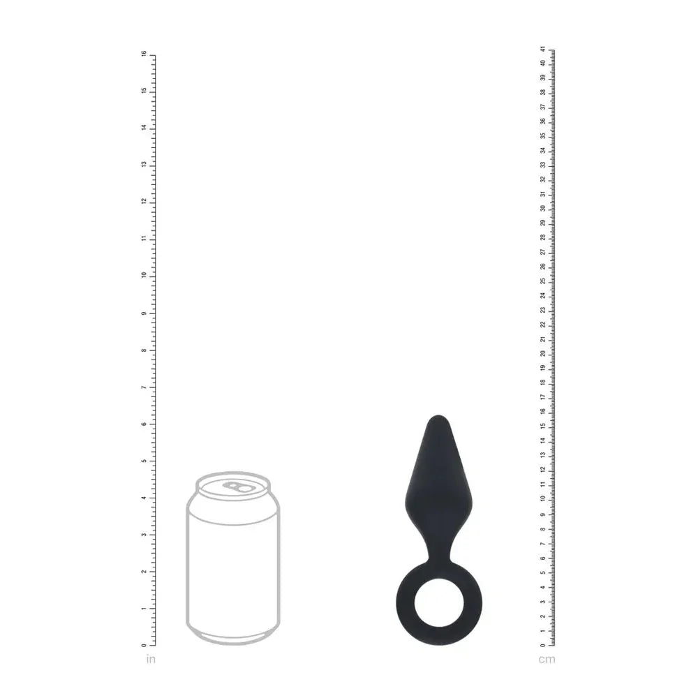 LEVELZ Silicone Anal Plug with Loop - Large - Large Butt Plug - Take A Peek