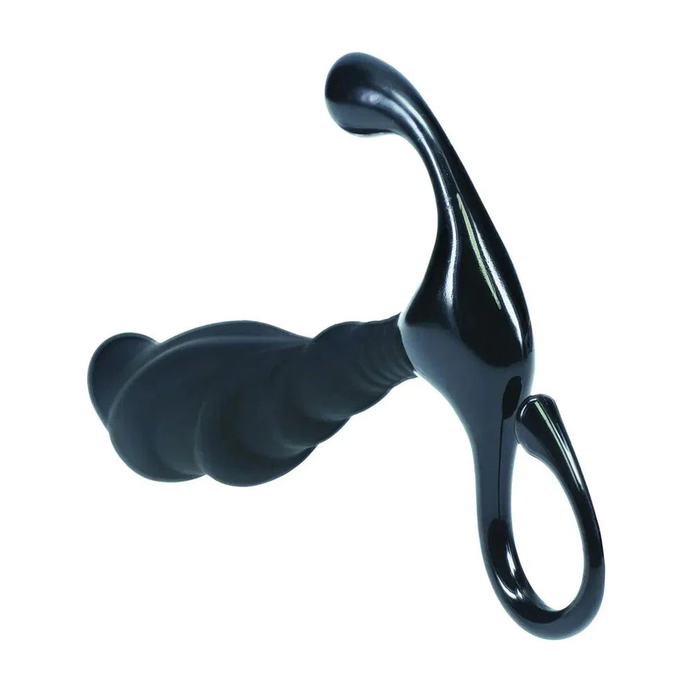 LEVELZ Rippled with Hard Loop Prostate Massager - Large - Large Prostate Massager - Take A Peek