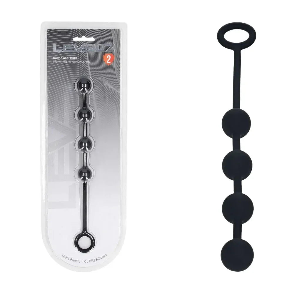 LEVELZ Round Silicone Anal Balls - S - 20mm - 23 cm Small Anal Balls - Take A Peek