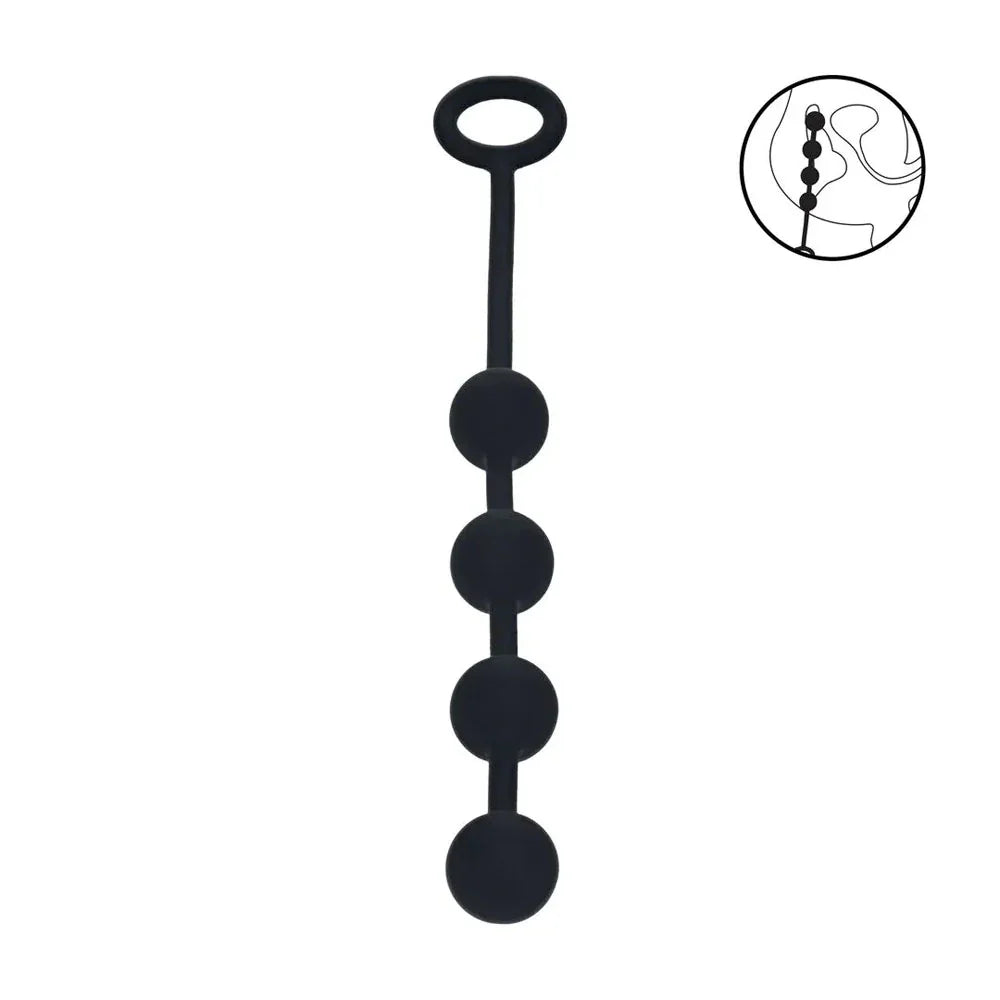 LEVELZ Round Silicone Anal Balls - S - 20mm - 23 cm Small Anal Balls - Take A Peek