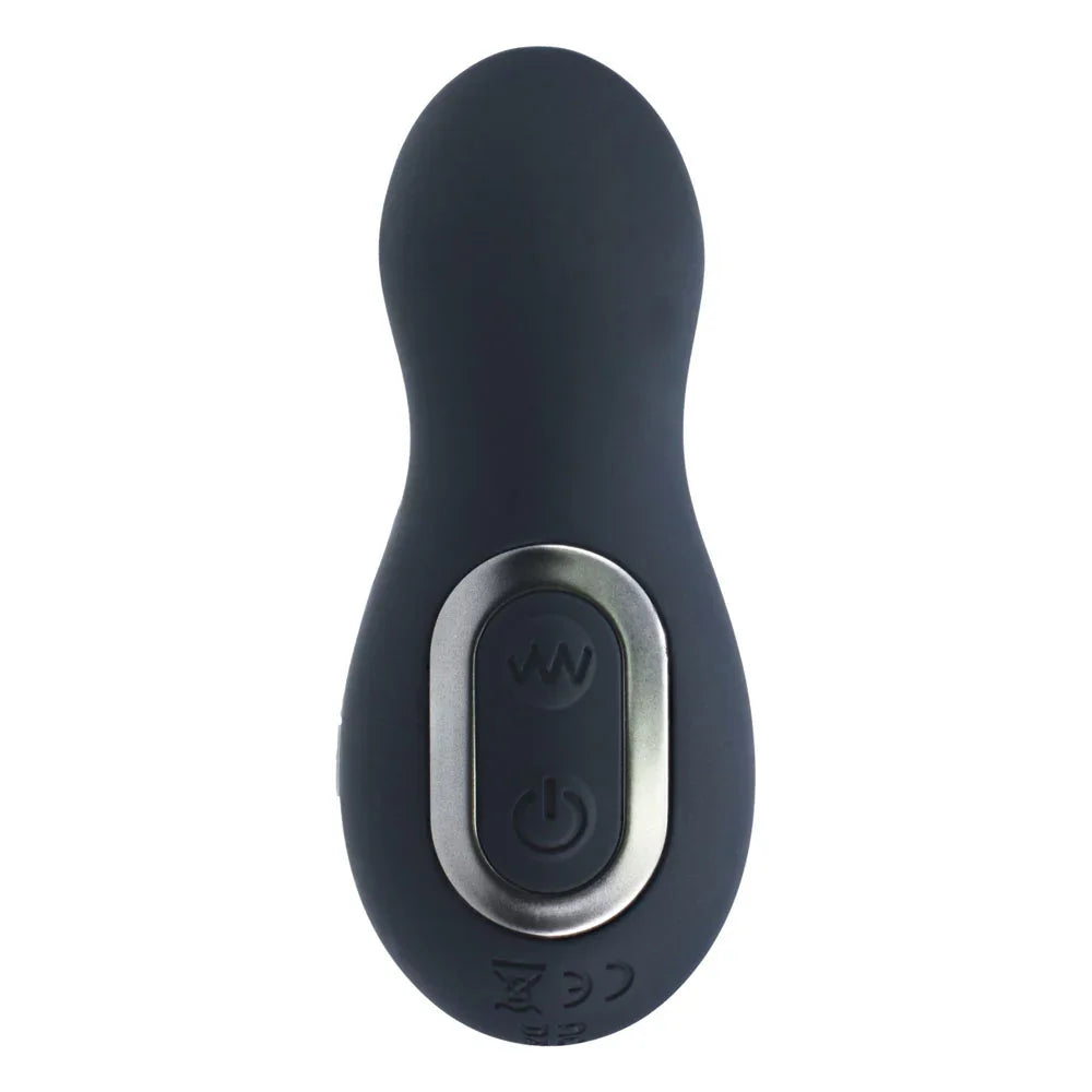 LEVELZ Vibrating & Thrusting Silicone Prostate Massager - Black 14.7 cm USB Rechargeable Thrusting Prostate Massager