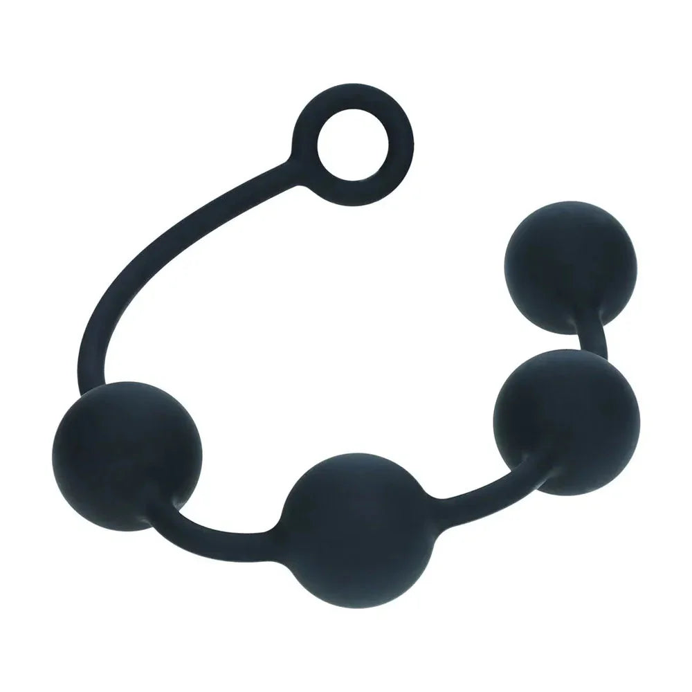 LEVELZ Round Anal Balls - XL - 50mm - 46.5 cm XL Anal Beads - Take A Peek