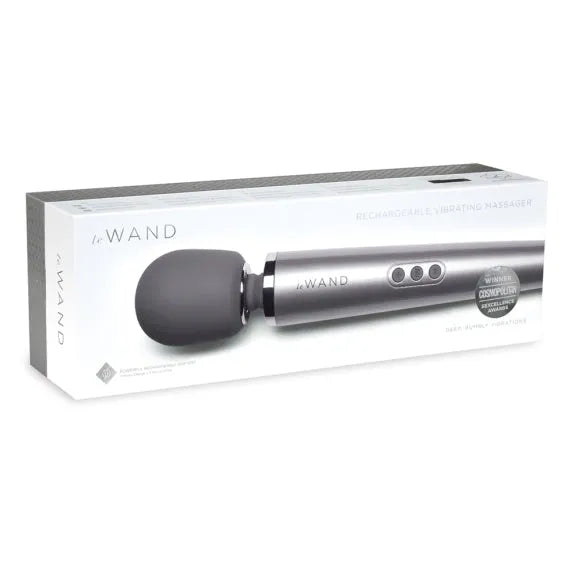 LE WAND GREY RECHARGEABLE MASSAGER - Take A Peek