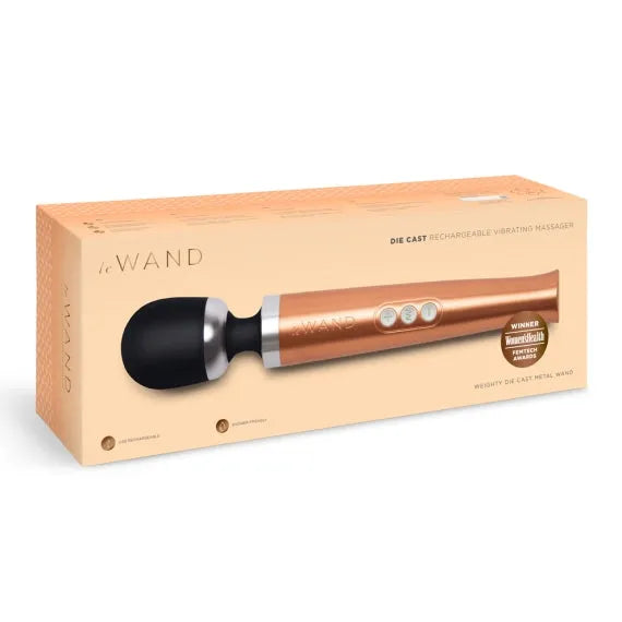 LE WAND DIECAST RECHARGEABLE MASSAGER ROSE GOLD - Take A Peek