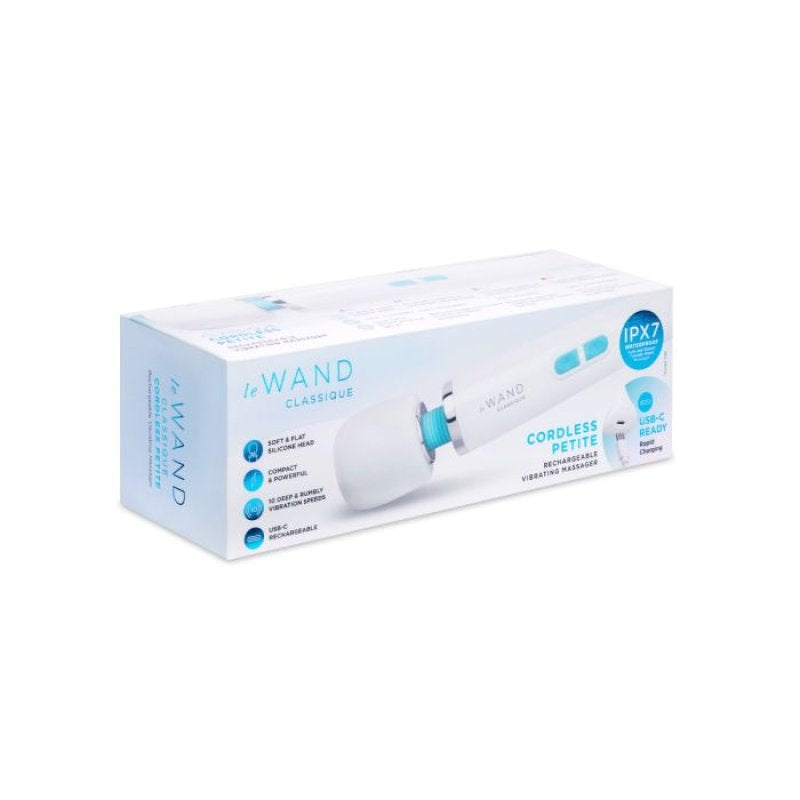 LE WAND CLASSIQUE PETITE WAND MASSAGER-LW-055WHT