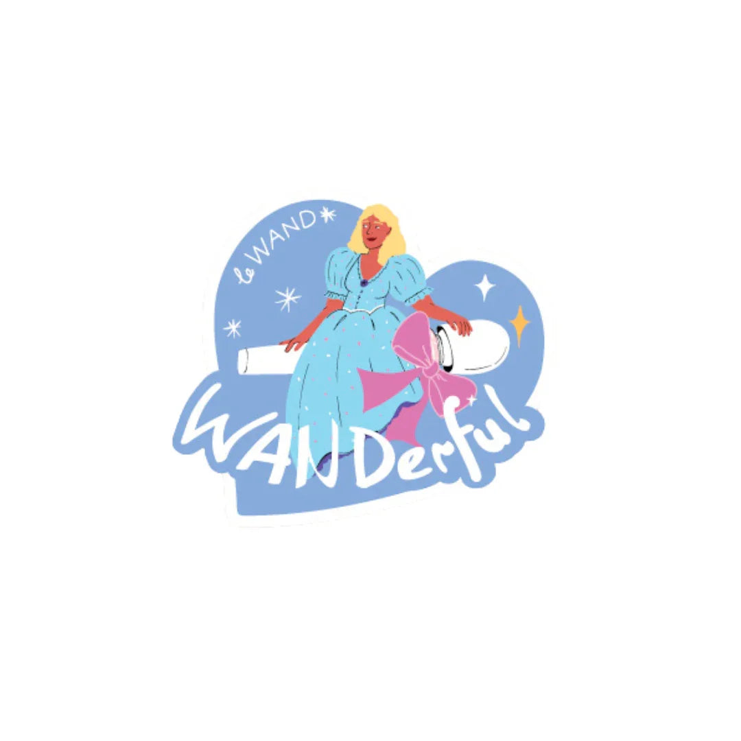 LE WAND-WANDERFUL STICKER BLUE - Take A Peek
