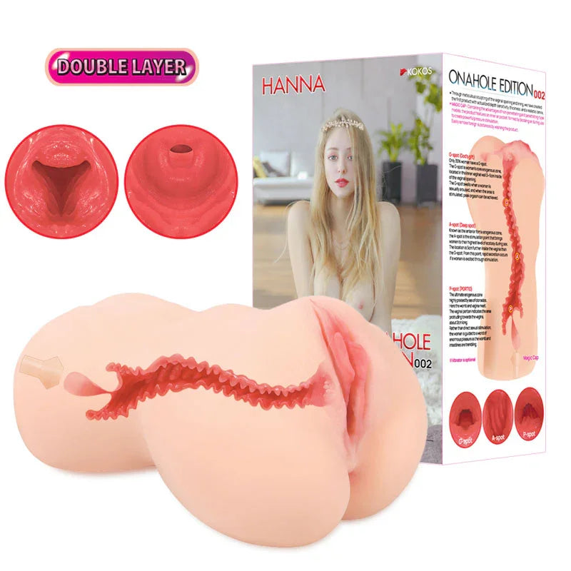 Kokos Hanna Onahole 002 - Dual Layer Vagina Stroker - Take A Peek