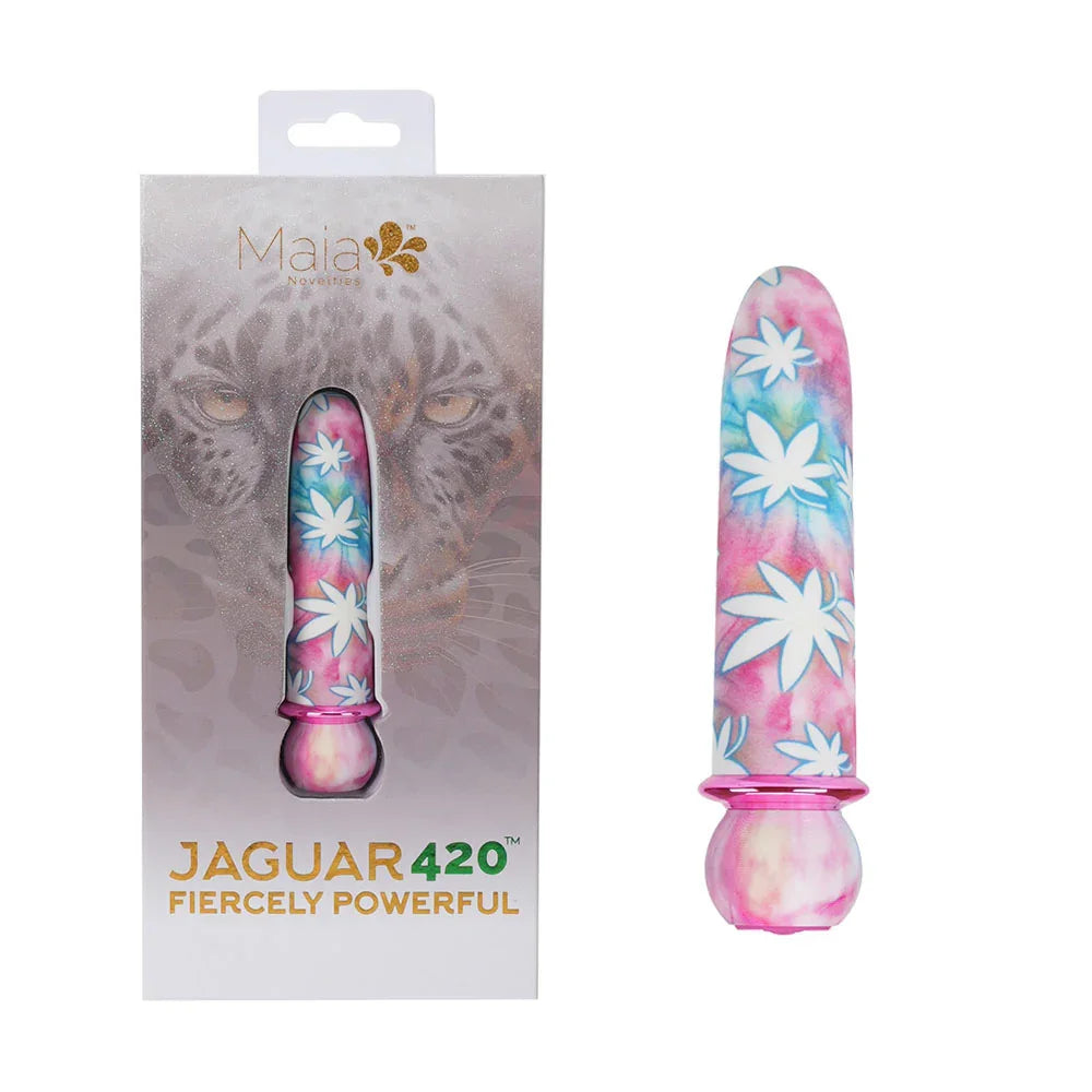 Maia JAGUAR 420 Tie Die - 420 Tie Die 10.1 cm USB Rechargeable Bullet - Take A Peek