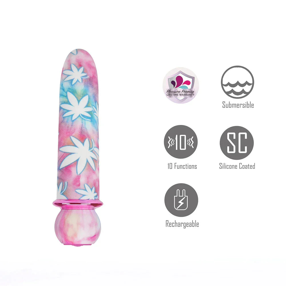 Maia JAGUAR 420 Tie Die - 420 Tie Die 10.1 cm USB Rechargeable Bullet - Take A Peek