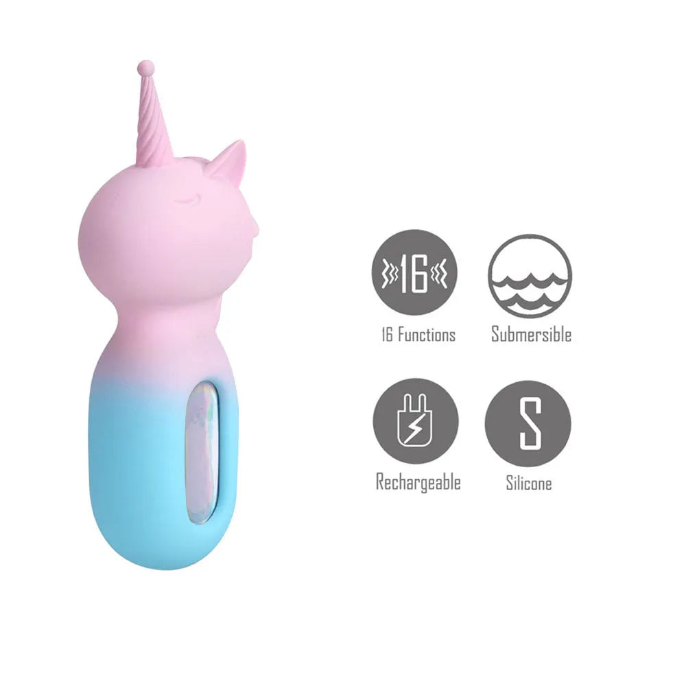 Maia UNIE - Pink/Blue USB Rechargeable Unicorn Wand - Take A Peek