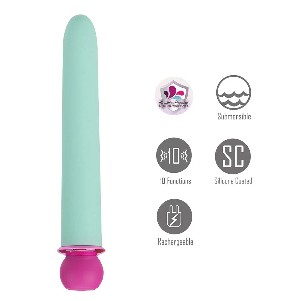 Maia RORI - Teal - Teal 15.2 cm USB Rechargeable XL Bullet - Take A Peek