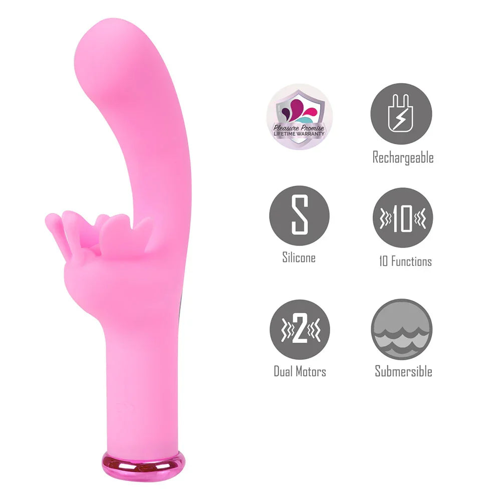Maia MYLA - - 15.9 cm USB Rechargeable Butterfly Vibrator - Take A Peek