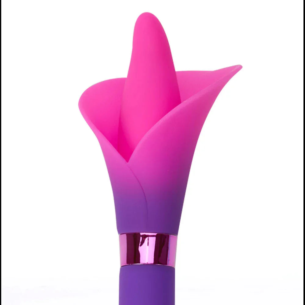 Maia VALA - - /Pink 22.2 cm USB Rechargeable Flower Vibrator - Take A Peek