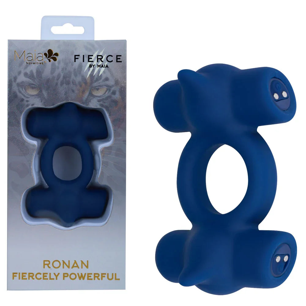 Maia RONAN - - USB Rechargeable Dual Vibrating Cock Ring - Take A Peek