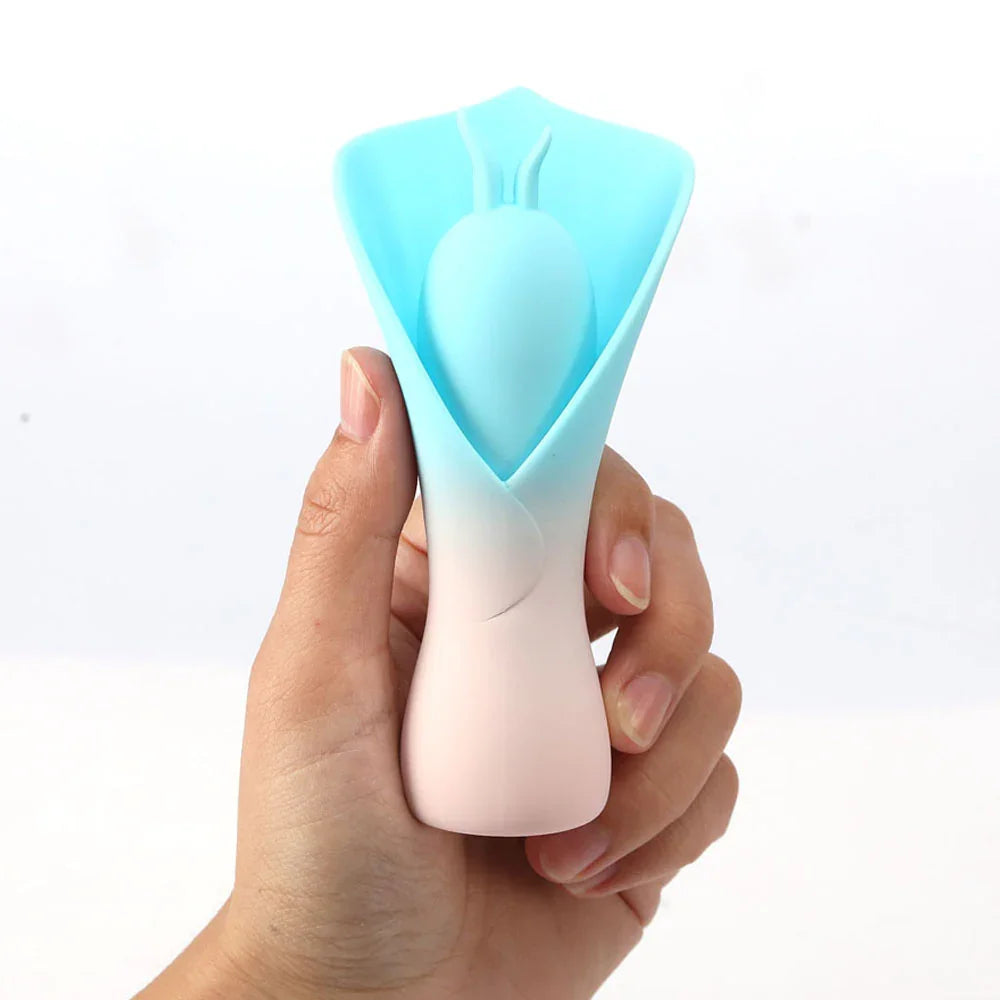 Maia MINA - - /Pink USB Rechargeable Fluttering Flower Stimulator - Take A Peek