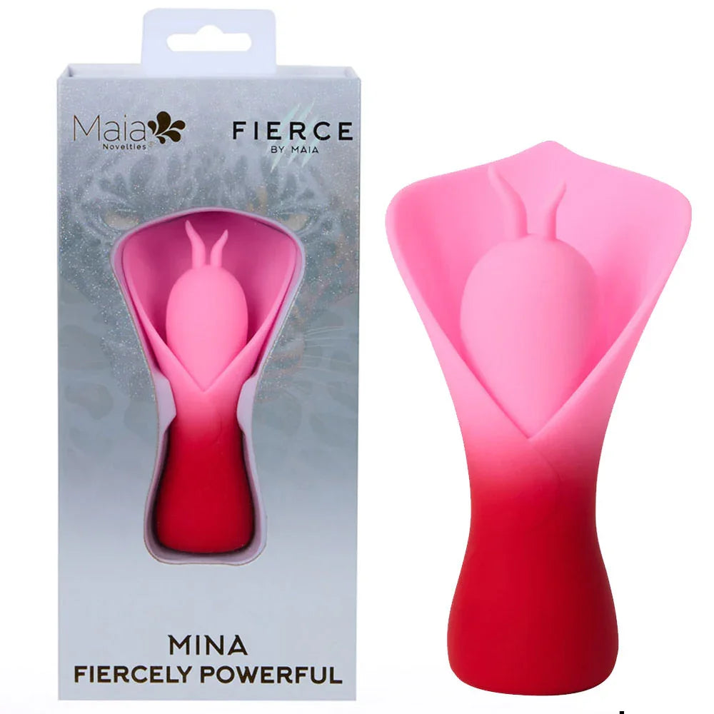 Maia MINA - - /Pink USB Rechargeable Fluttering Flower Stimulator - Take A Peek