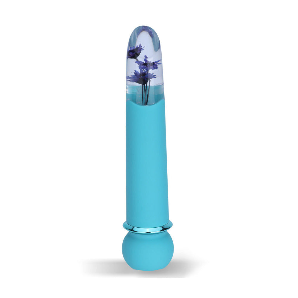 Maia FLORA - Teal - Teal 12.7 cm USB Rechargeable Powerful Bullet - Take A Peek