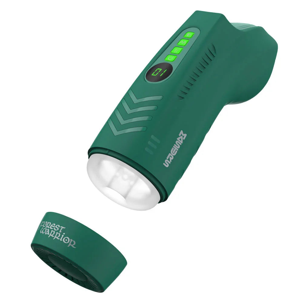 MASTURS Ayla - USB Rechargeable Sucking, Vibrating & Talking Auto Stroker with Augmented Reality - Take A Peek