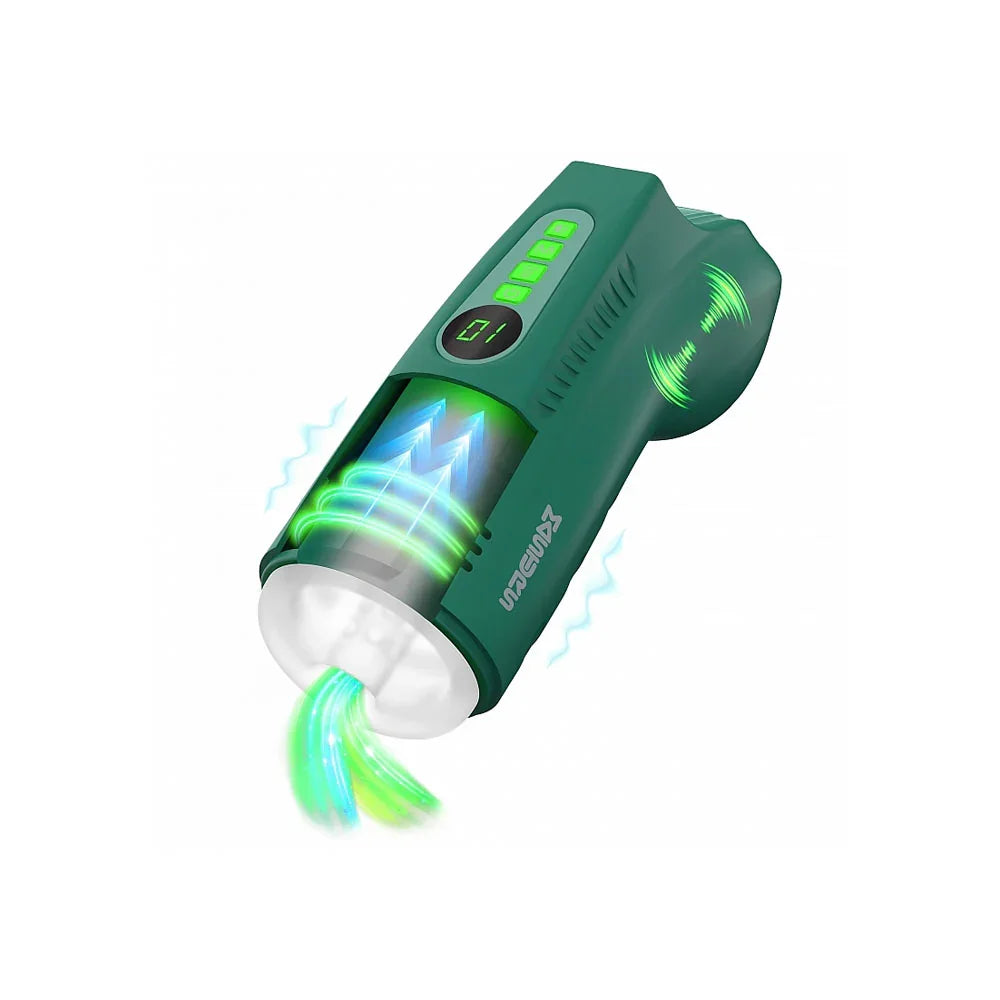 MASTURS Ayla - USB Rechargeable Sucking, Vibrating & Talking Auto Stroker with Augmented Reality - Take A Peek