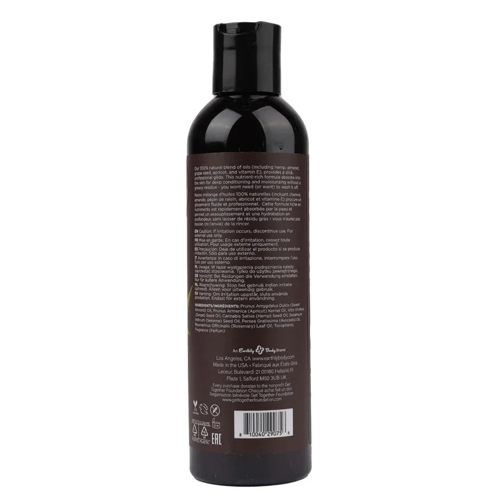 Hemp Seed Massage & Body Oil - Take A Peek