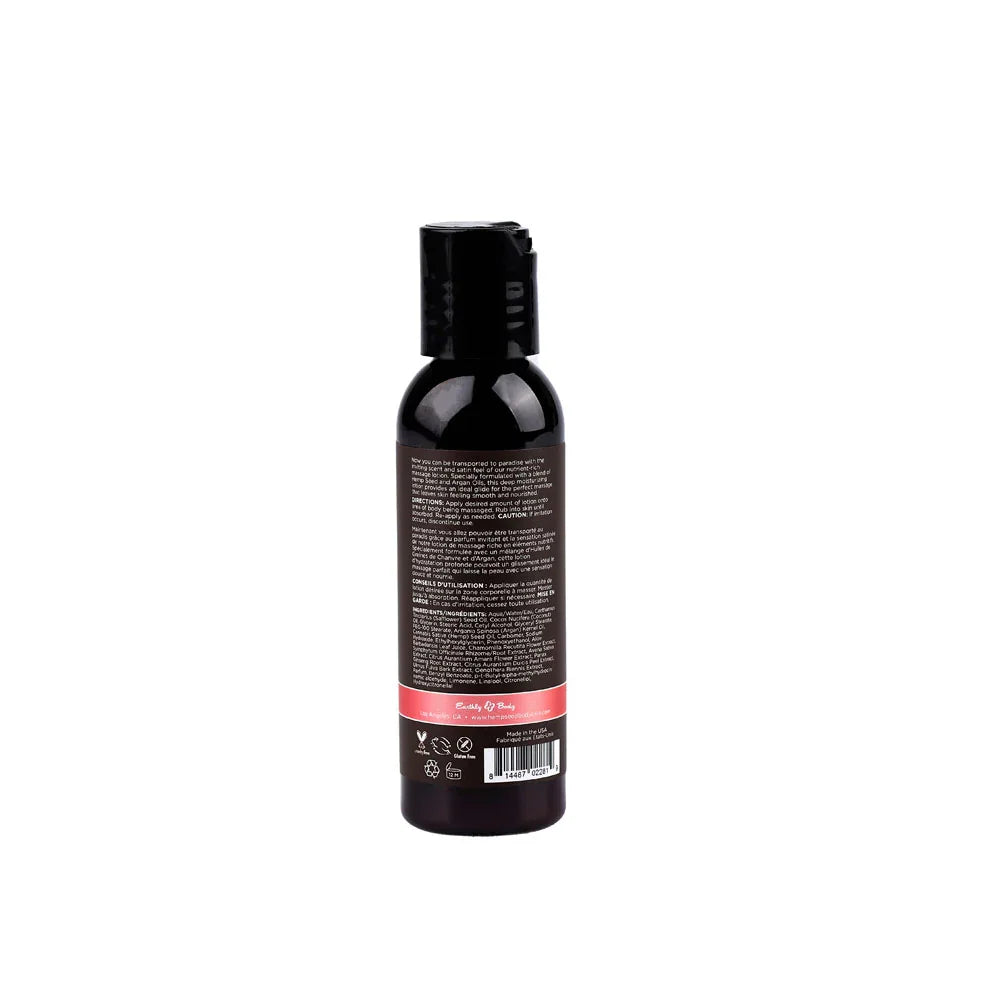 Hemp Seed Massage & Body Oil - Coconut Water, Citrus & Vanilla (Isle Of You) Scented - 59 ml Bottle - Take A Peek