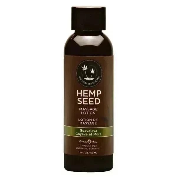 Hemp Seed Massage Lotion - Guavalava (Guava & Blackberry) Scented - 59 ml Bottle - Take A Peek