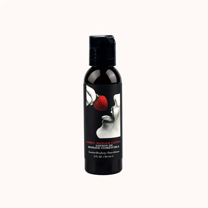 EB Edible Massage Lotion - Strawberry - Take A Peek
