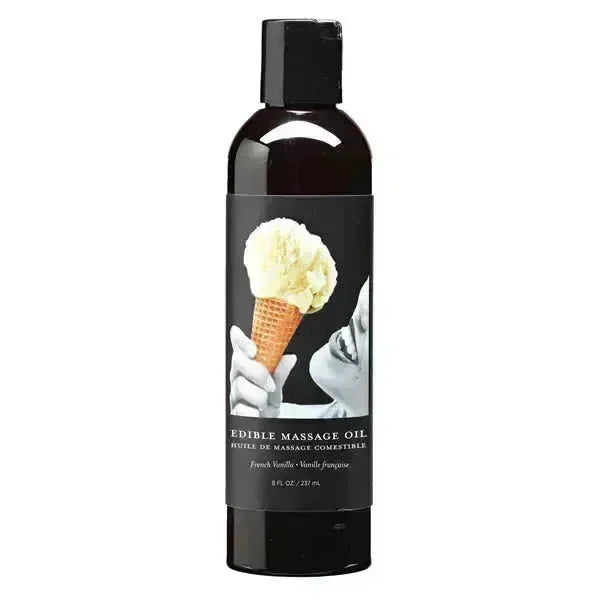 Edible Massage Oil - French Vanilla Flavoured - 237 ml Bottle - Take A Peek