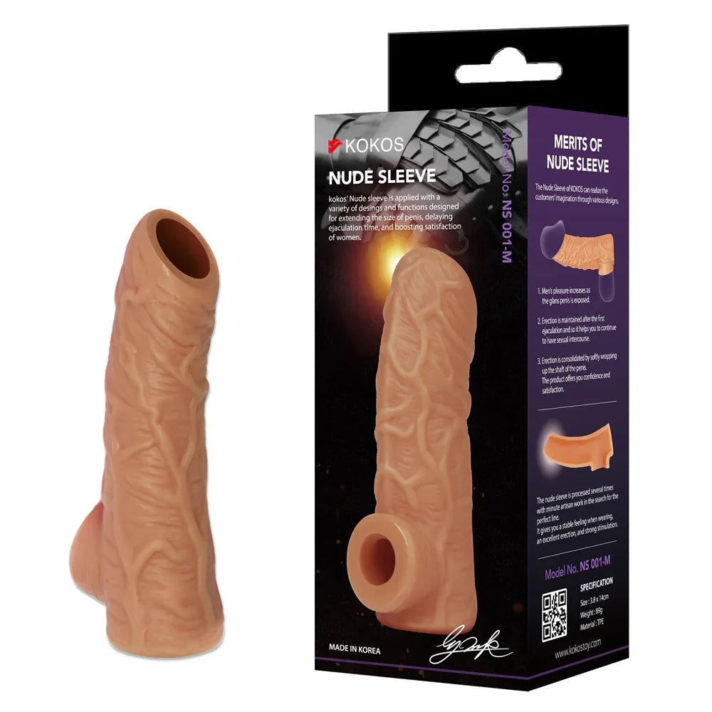 Kokos Nude Sleeve 1 - Penis Extension Sleeve - Take A Peek