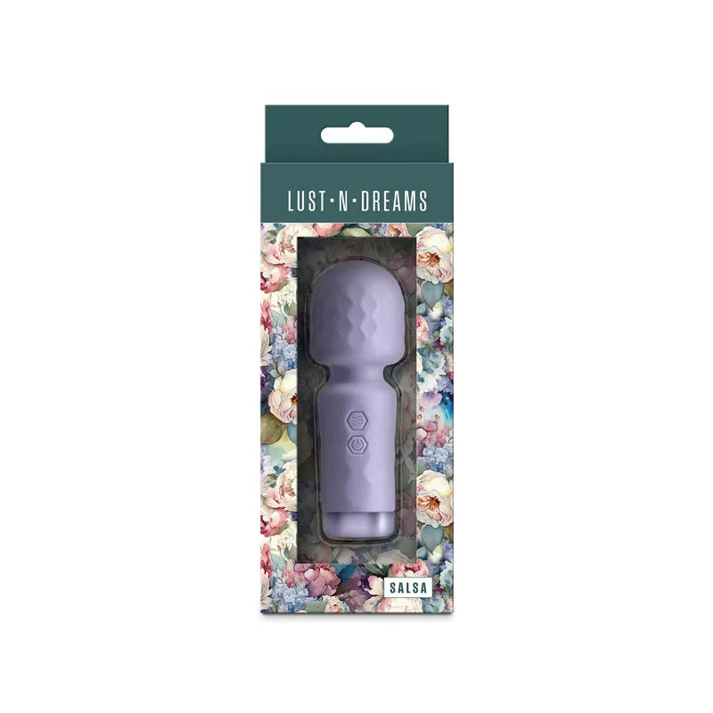 Lust-n-Dreams - Salsa - Lavender - Lavender 11.5 cm USB Rechargeable Mini Massage Wand - Take A Peek