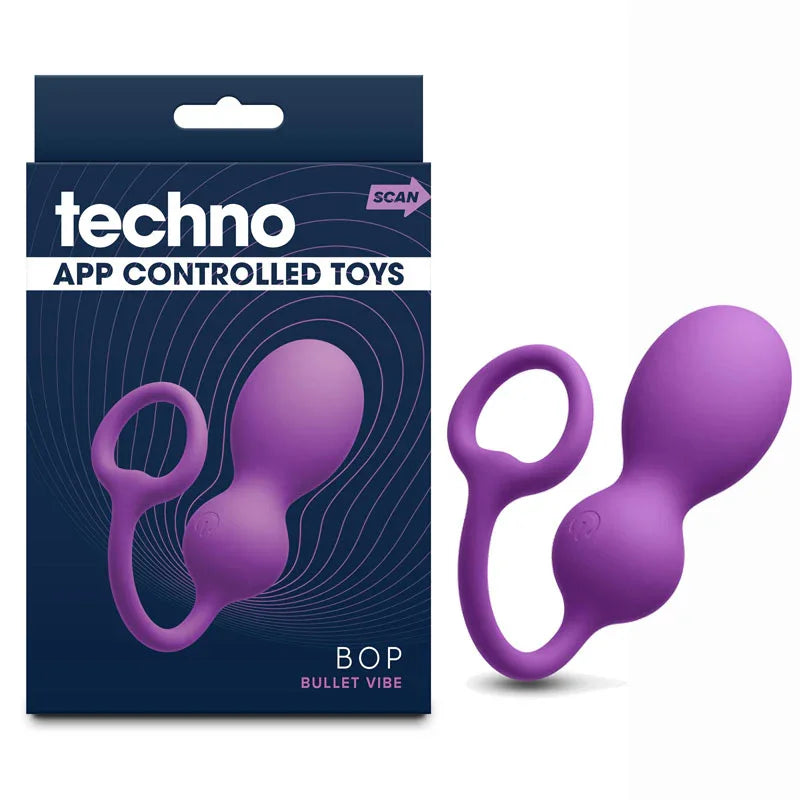 Techno - Bop - USB Rechargeable Vibrating Kegel Exerciser with App Contol - Take A Peek