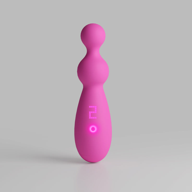 Pretty in Petal - - 15.5 cm USB Rechargeable Vibrator - Take A Peek