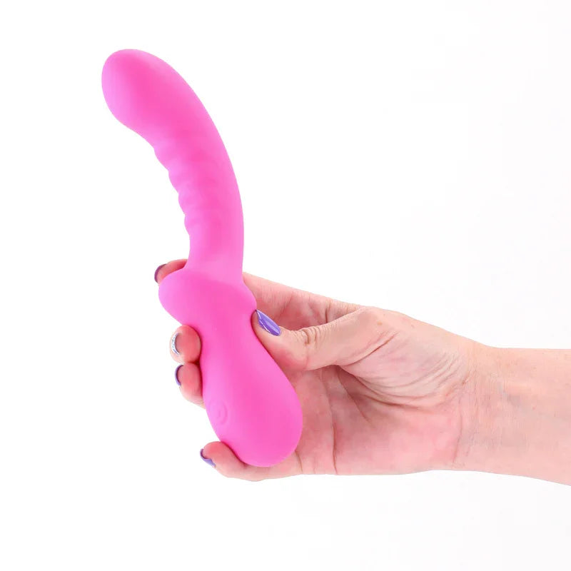 Pretty in Peony - - 19.8 cm USB Rechargeable Vibrator - Take A Peek