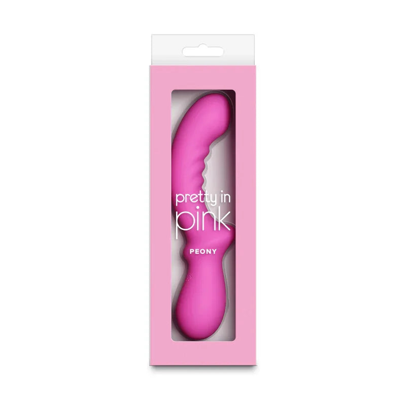 Pretty in Peony - - 19.8 cm USB Rechargeable Vibrator - Take A Peek