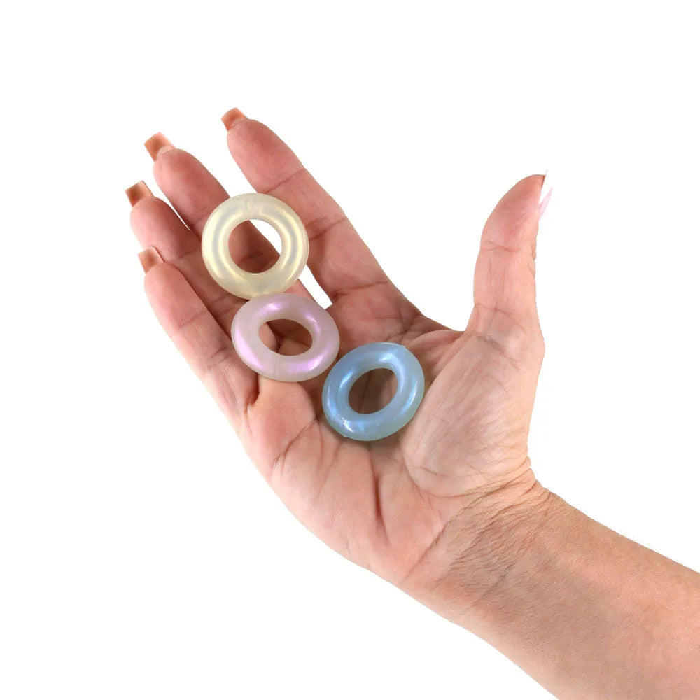 Fantasia - Stamina Rings - Multicolour - Cock Rings - Set of 3 - Take A Peek