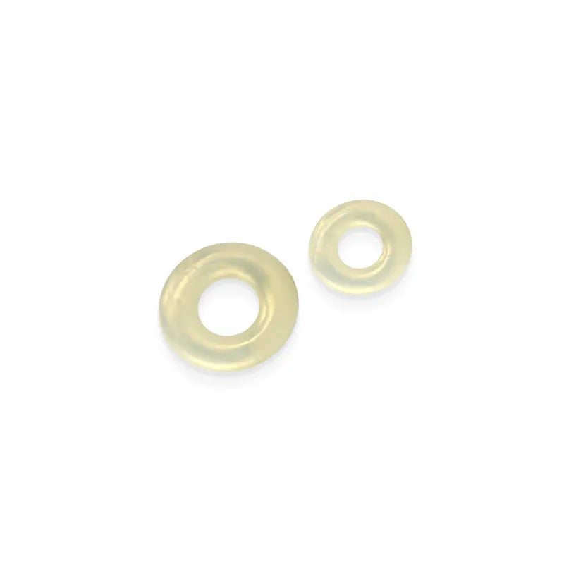Fantasia - Double Stack - Amber - Amber Cock Rings - Set of 2 Sizes - Take A Peek