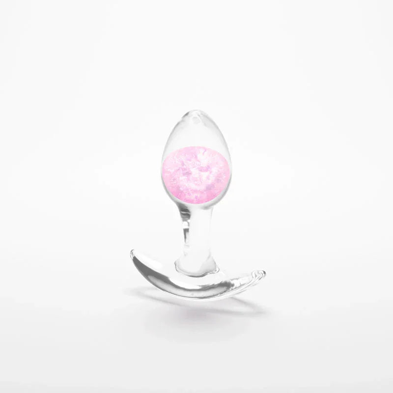 Glams Cosmic - Small - - Clear/ 8.1 cm Small Butt Plug - Take A Peek