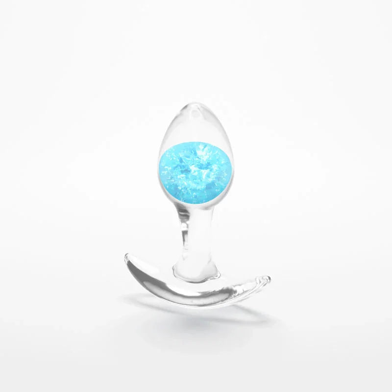 Glams Cosmic - Small - - Clear/ 8.1 cm Small Butt Plug - Take A Peek