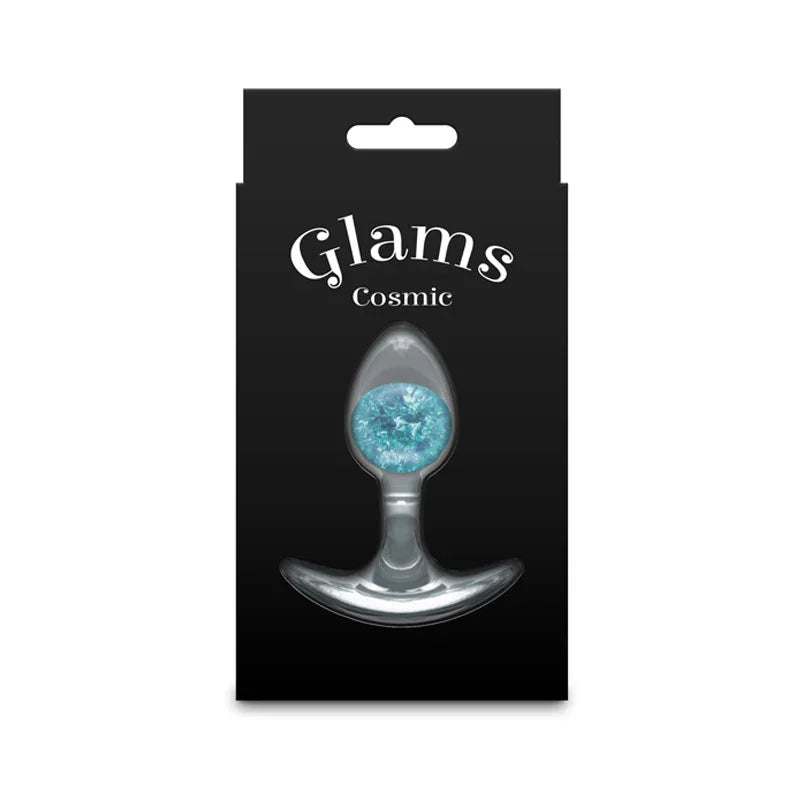 Glams Cosmic - Small - - Clear/ 8.1 cm Small Butt Plug - Take A Peek