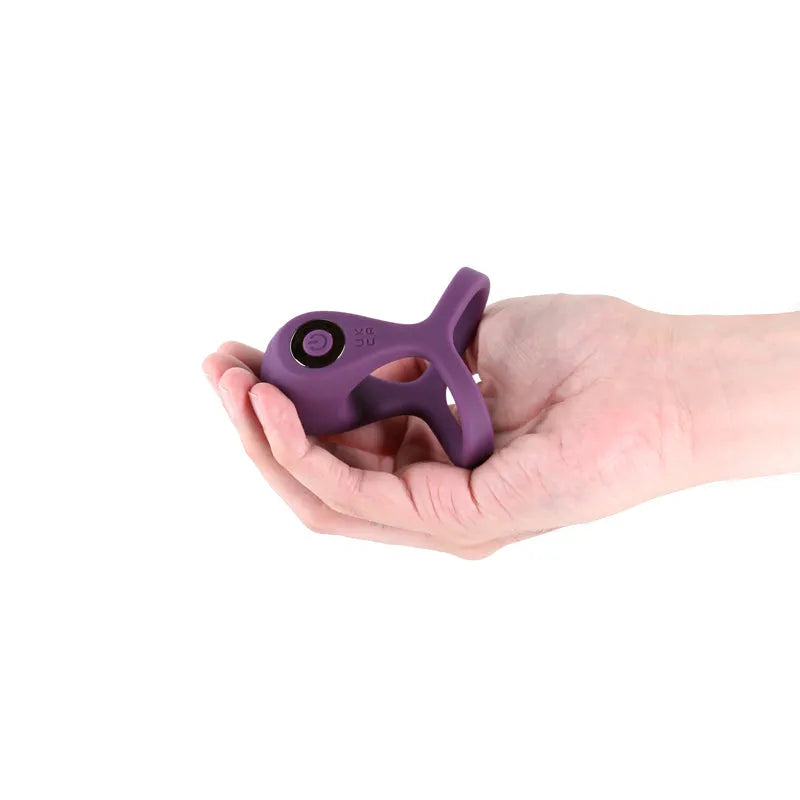 INYA Valiant - Berry - USB Rechargeable Vibrating Cock Ring - Take A Peek